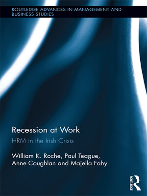 cover image of Recession at Work